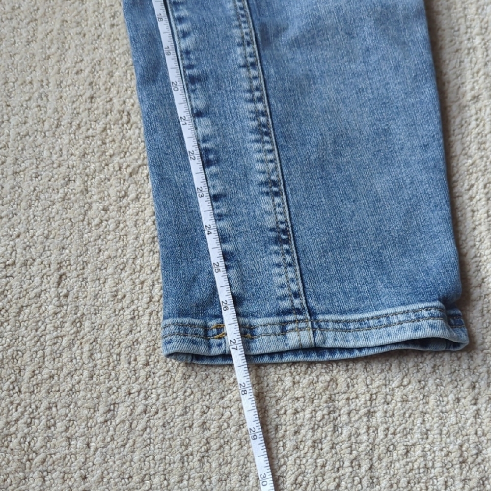 Pilcro Light Blue Straight Leg Jeans - Picture 5 of 7